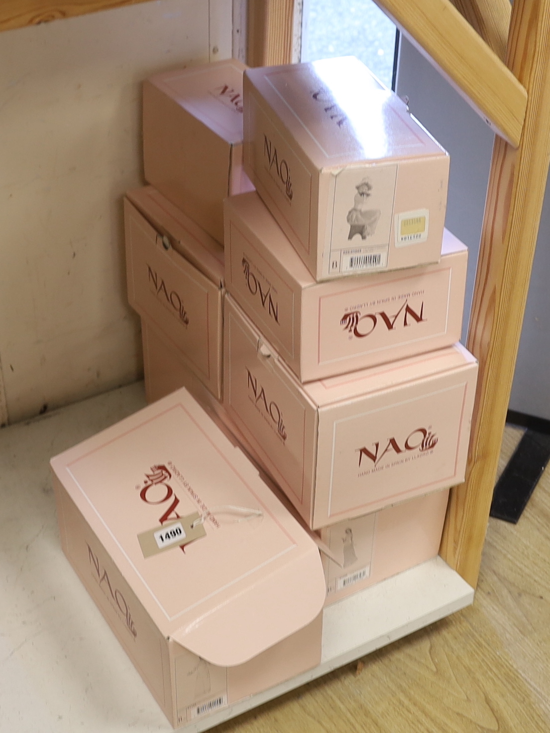 Seven Nao figurines in original boxes